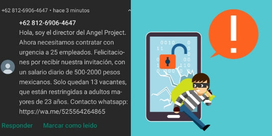 Si recibes una oferta de trabajo por WhatsApp, ¡no abras ningún link!